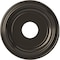Ekena Millwork Traditional PVC Medallion (Canopies up to 7 1/2"), 13"OD x 3 1/2"ID x 1 1/4"P, Metallic Charcoal CMP13TRCCH - alternate 1